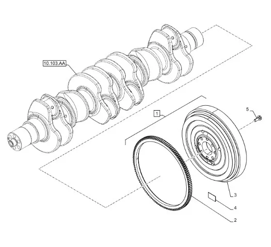 504018482 - Маховик ДВС